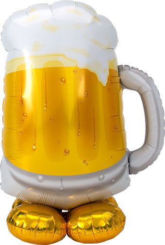 Beer Mug Balloon 49" Foil - Party Supplies - Image 1