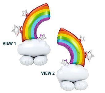 Rainbow Balloon 52" Foil - Party Decoration - Image 1