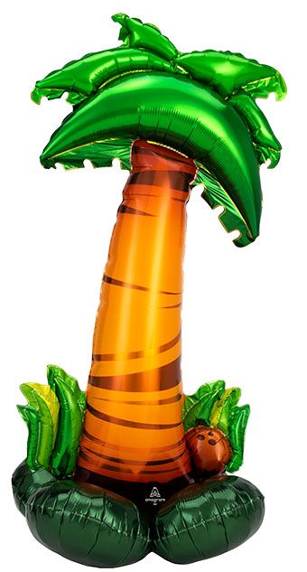 Palm Tree Balloon 56" Foil - Tropical Party - Image 1