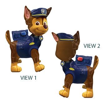 Paw Patrol Chase Balloons - 3-Pack - Image 1