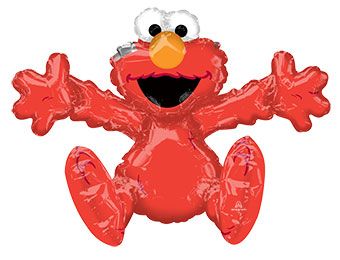 Elmo Balloons - 3-Pack 26" Sitting Foil - Image 1