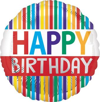 Happy Birthday Balloon - 5-Pack - Image 1