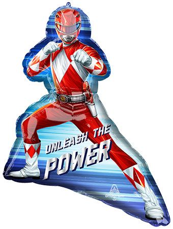 Power Rangers Red Ranger Balloon - 3-Pack - Image 1