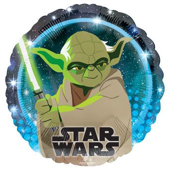 Star Wars Yoda Balloons - 5-Pack - Image 1