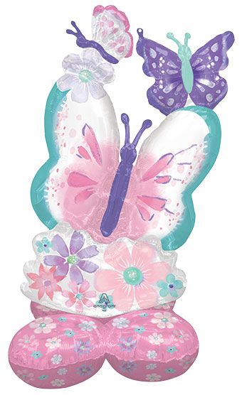 Butterfly Balloon 44" Foil - Party Decor - Image 1