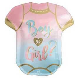 Boy or Girl? Foil Balloon 30 Inch - 1 Count - Image 1