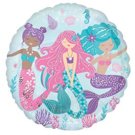 Mermaid Foil Balloon 18 Inch - Shimmering Fantasy Party Decor - Image 1
