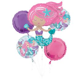 Shimmering Mermaid Balloon Bouquet - 1 Pack - Image 1