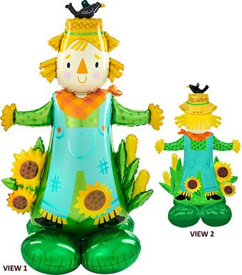 Fall Scarecrow Balloons - 3-Pack - Image 1