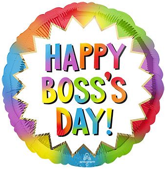 Happy Boss's Day Balloons - 5-Pack - Image 1