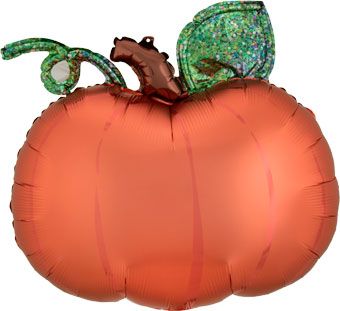 Pumpkin Balloon 25" - 3-Pack - Image 1