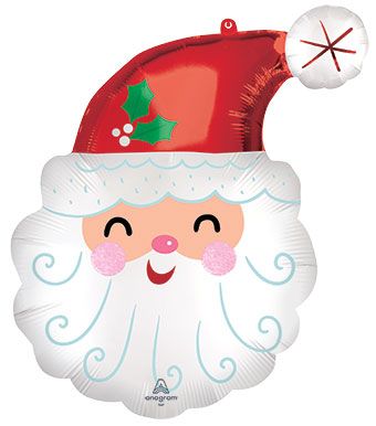 Santa Balloon 27" - 3-Pack - Image 1