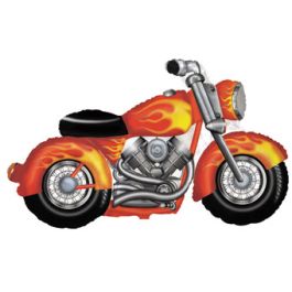 Motorcycle Balloon 45 Inch Foil - 1 Pack - Image 1