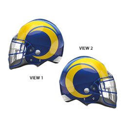Los Angeles Rams Helmet Foil Balloon 21 Inch - Image 1