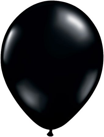 Black Balloons 5 Inch Round - 100-Pack Bulk Latex - Image 1