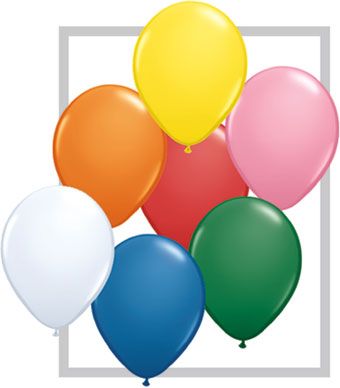 Standard Balloons 12" Assortment - Party Supplies - Image 1