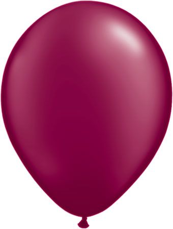 Pearl Burgundy Balloons - Bag of 100 - Image 1
