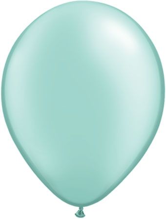 Pearl Mint Green Balloons - Bag of 100 - Image 1
