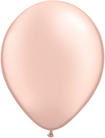 Pearl Peach Balloons 100 Pack - Party Supplies - Image 1