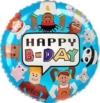 Party Town Balloons - 5-Pack - Image 1