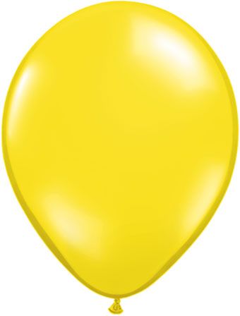 Citrine Yellow Latex Balloons - Bag of 100 - Image 1