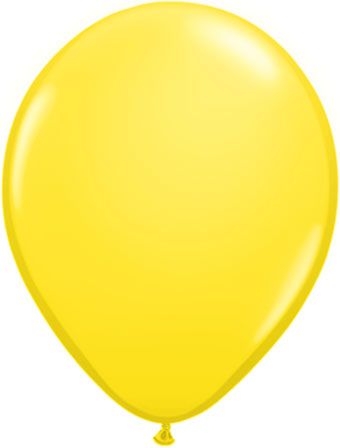 Yellow Latex Balloons - Party Supplies - Image 1