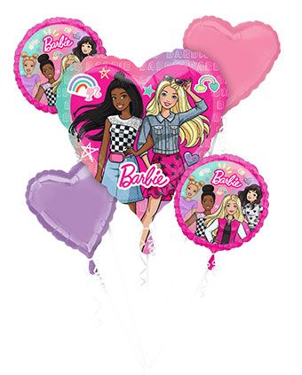Barbie Balloon Bouquet - Dream Together 4-Piece - Image 1