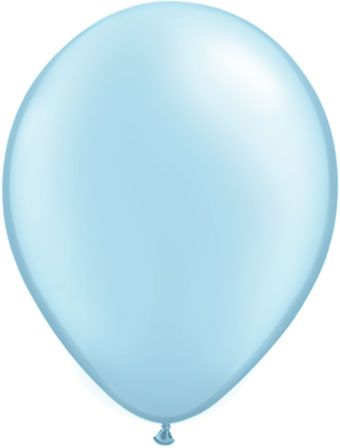 Pearl Light Blue Balloons - Bag of 50 - Image 1