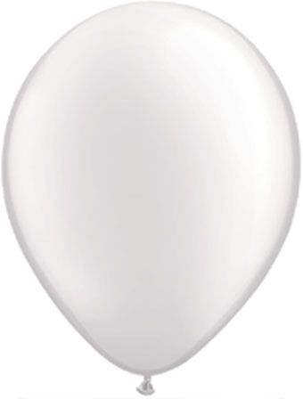 Pearl White Balloons 16C - Bag of 50 - Image 1