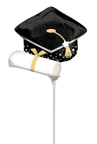 Graduation Cap Balloon - 5-Pack - Image 1