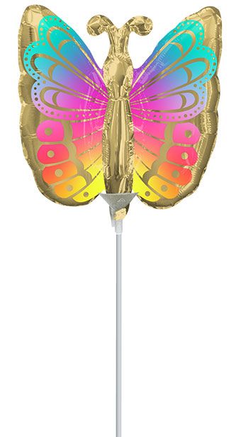 Colorful Butterfly Balloons - 5-Pack - Image 1