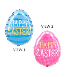 Happy Easter Foil Balloon 18 Inch - 5-Pack - Image 1
