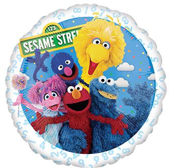 Sesame Street Balloons - 5-Pack - Image 1