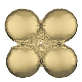 White Gold Magic Arch Foil Balloon Decoration - Small - Image 1