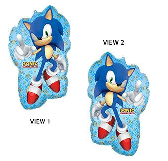 Sonic the Hedgehog Balloons - 3-Pack - Image 1