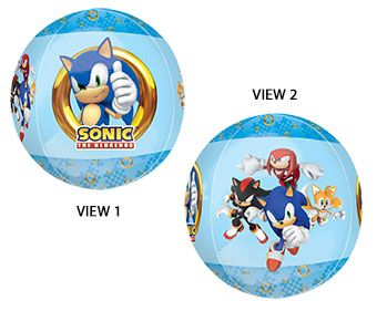 Sonic the Hedgehog Balloons - 3-Pack - Image 1