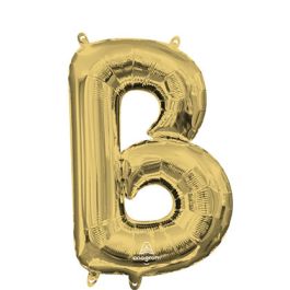Gold Foil Letter B Balloon - Large Decoration - Image 1