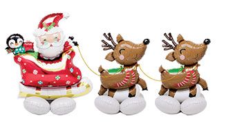 Santa & Reindeer Decoration Kit - Christmas Party - Image 1