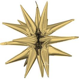 White Gold Magic Star Cluster Balloon 35 Inch - Image 1