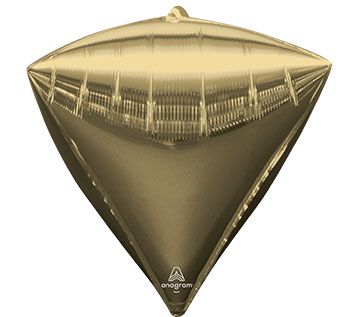 Gold Diamond Balloon 3-Pack - Party Supplies - Image 1