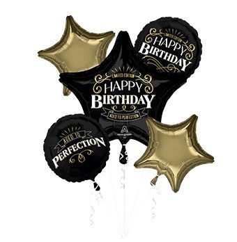 Aged to Perfection Birthday Balloon Bouquet - Image 1