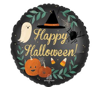 Happy Halloween Balloon - 5-Pack - Image 1