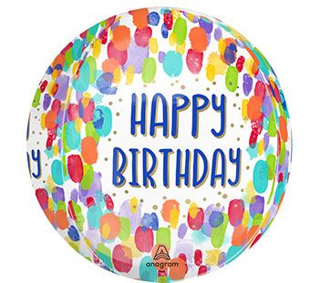 Happy Birthday Balloon - 3-Pack - Image 1