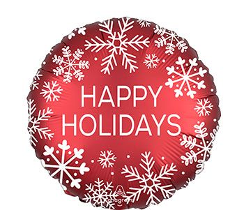 Happy Holidays Balloon - 5-Pack - Image 1