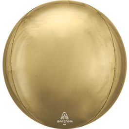 White Gold Orbz Balloon 21 Inch - 3-Pack - Image 1