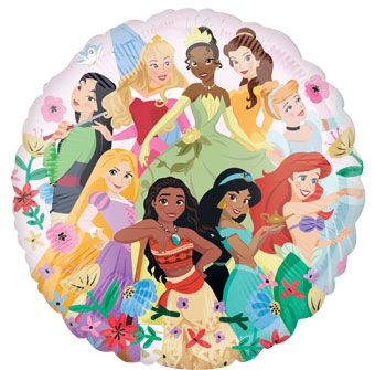Disney Princess Balloons - 5-Pack - Image 1