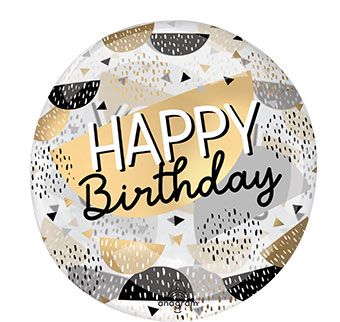 Happy Birthday Balloon - 3-Pack - Image 1