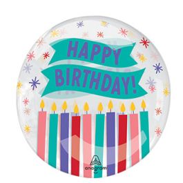 Birthday Candles 18 Inch Clearz HB - Party Supplies - Image 1