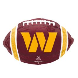 Washington Commanders Football Balloon 18 Inch Foil - Image 1