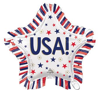 USA Star Balloon - 3-Pack - Image 1